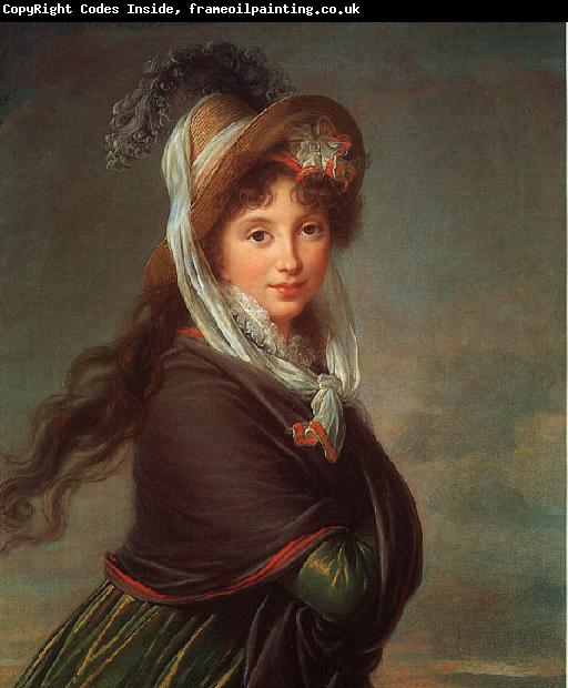 Elisabeth LouiseVigee Lebrun Portrait of a Young Woman-p